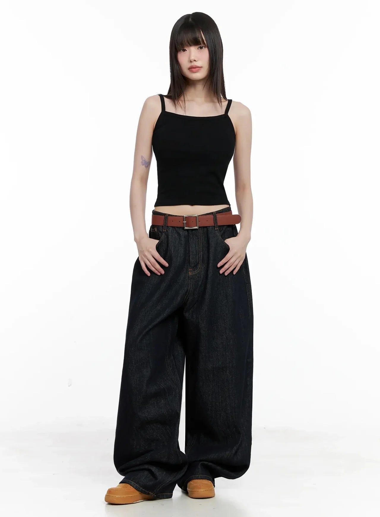 Yoinko-Zinni Dark Baggy Jeans