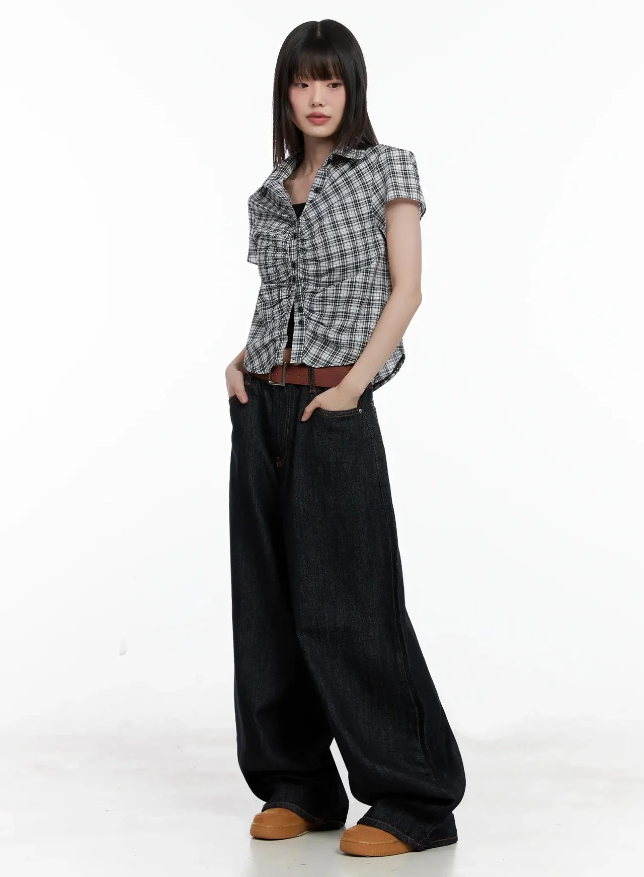 Yoinko-Zinni Dark Baggy Jeans