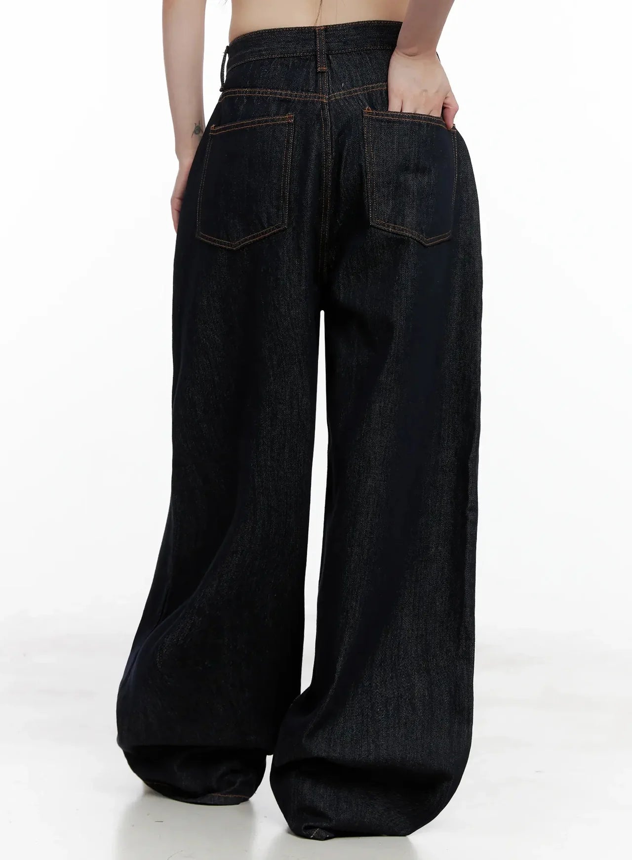 Yoinko-Zinni Dark Baggy Jeans