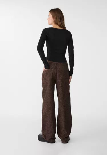 Yoinko-Leoparden Baggy Jeans