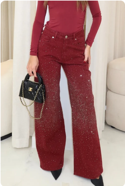 Yoinko-Rote Diamond Jeans