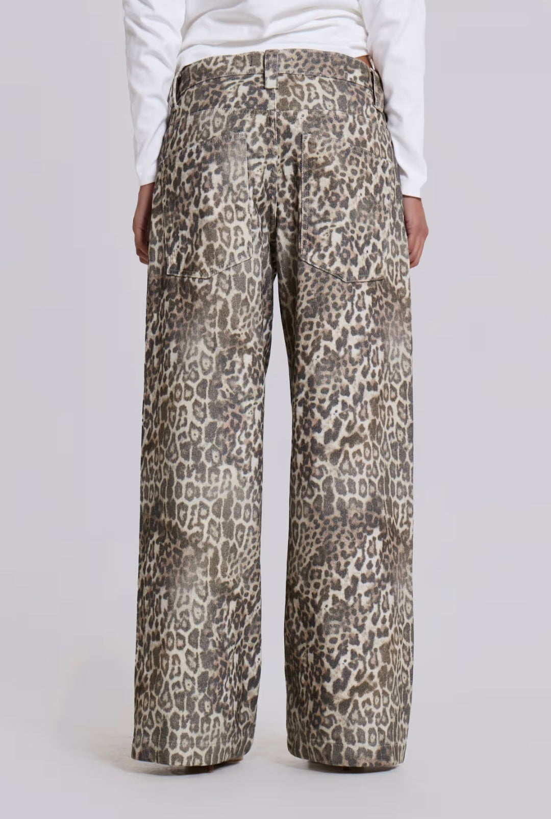 Yoinko - Leopard Fade Colossus Jeans