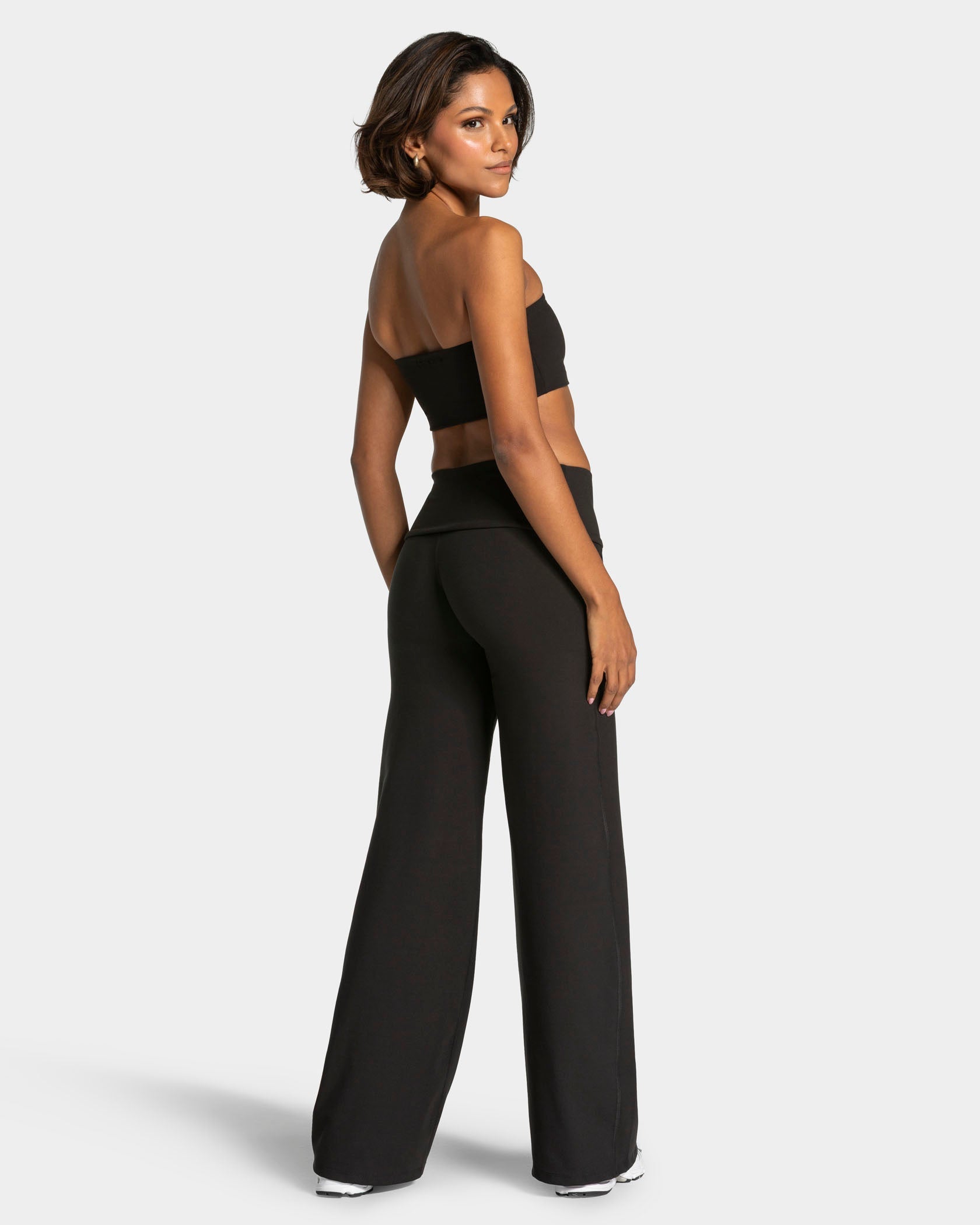 Yoinko - Fold Over Straight Leg Pants Tall