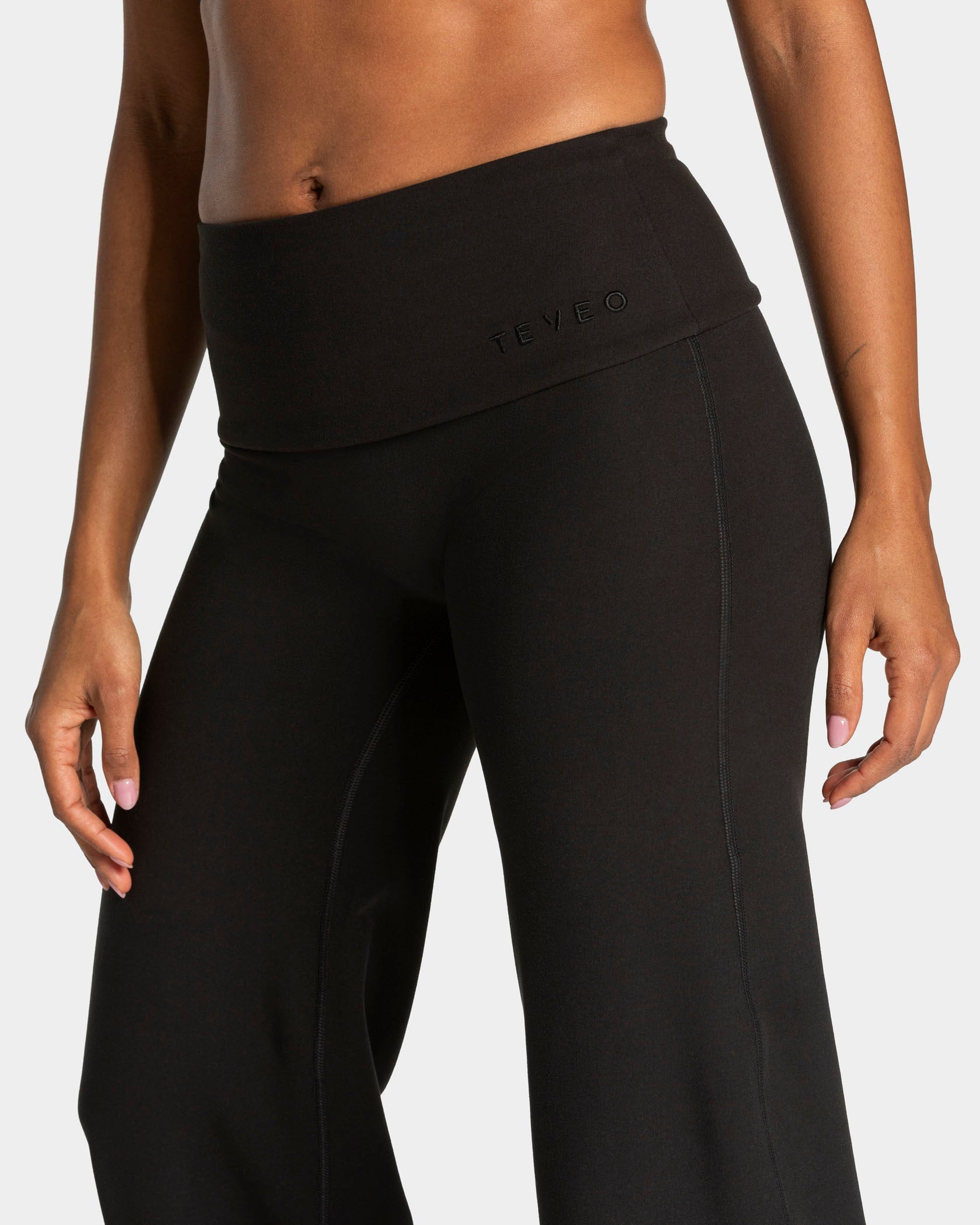 Yoinko - Fold Over Straight Leg Pants Tall