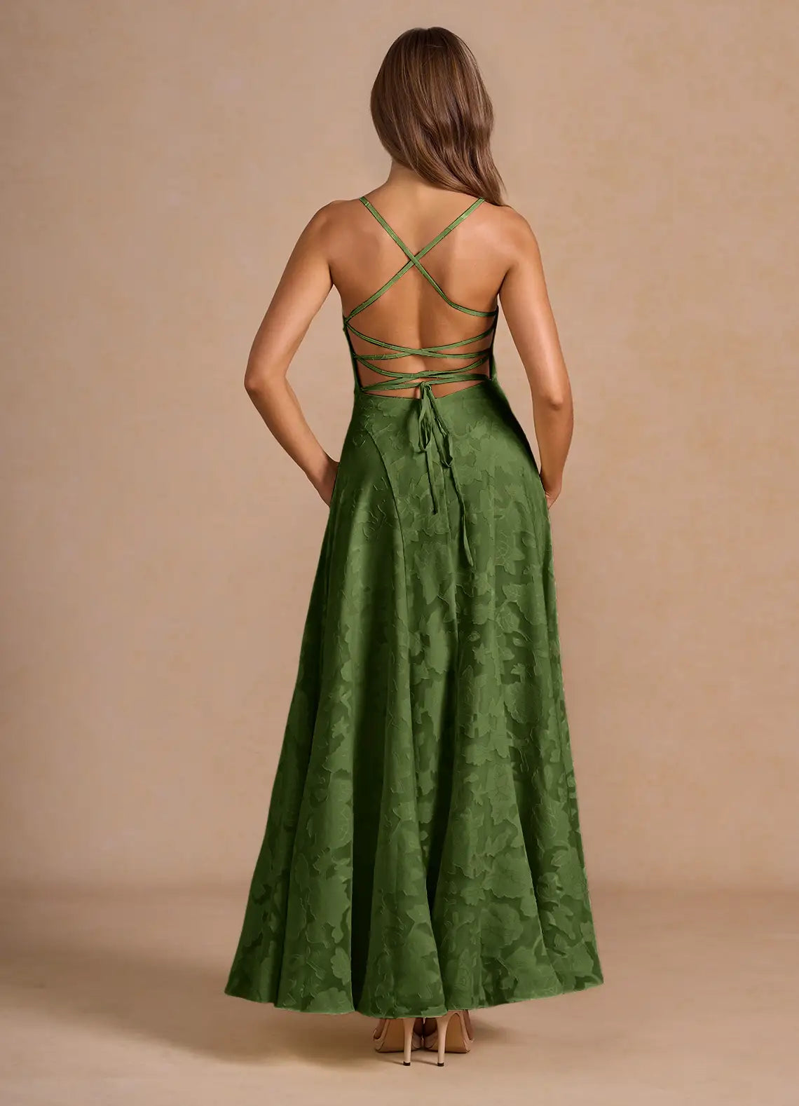 Yoinko - Kleid Irelia Olivgrün