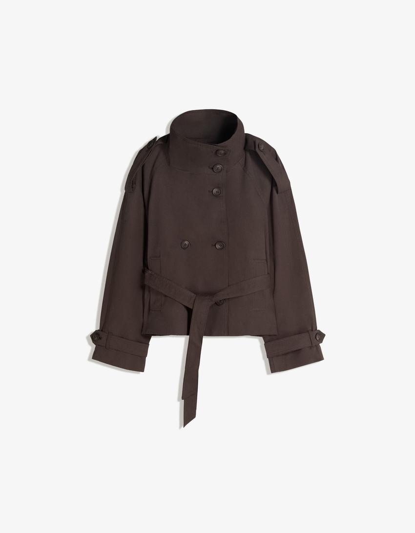 Yoinko - Brauner Trenchcoat