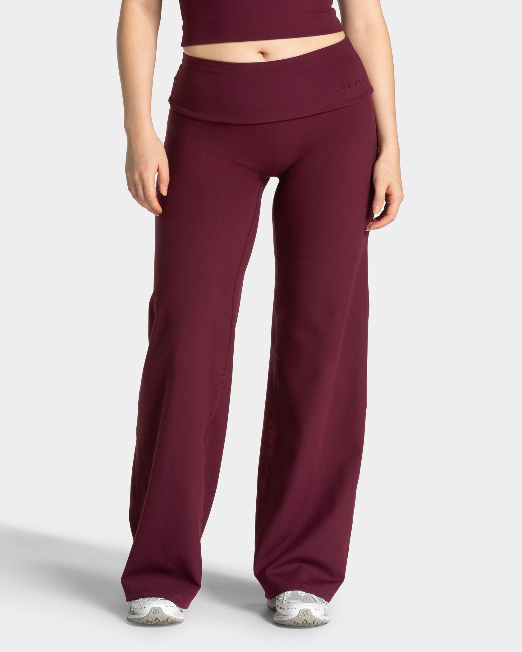 Yoinko - Fold Over Straight Leg Pants Tall