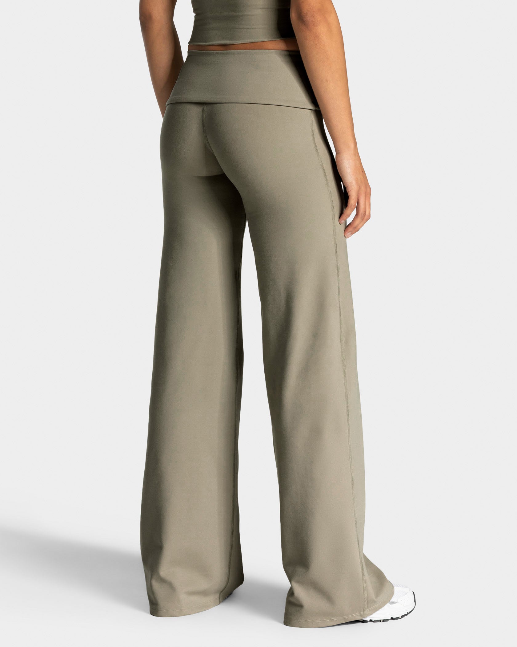 Yoinko - Fold Over Straight Leg Pants Tall