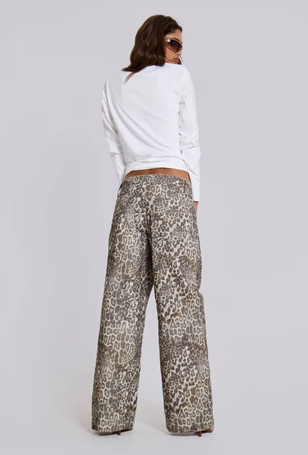 Yoinko - Leopard Fade Colossus Jeans