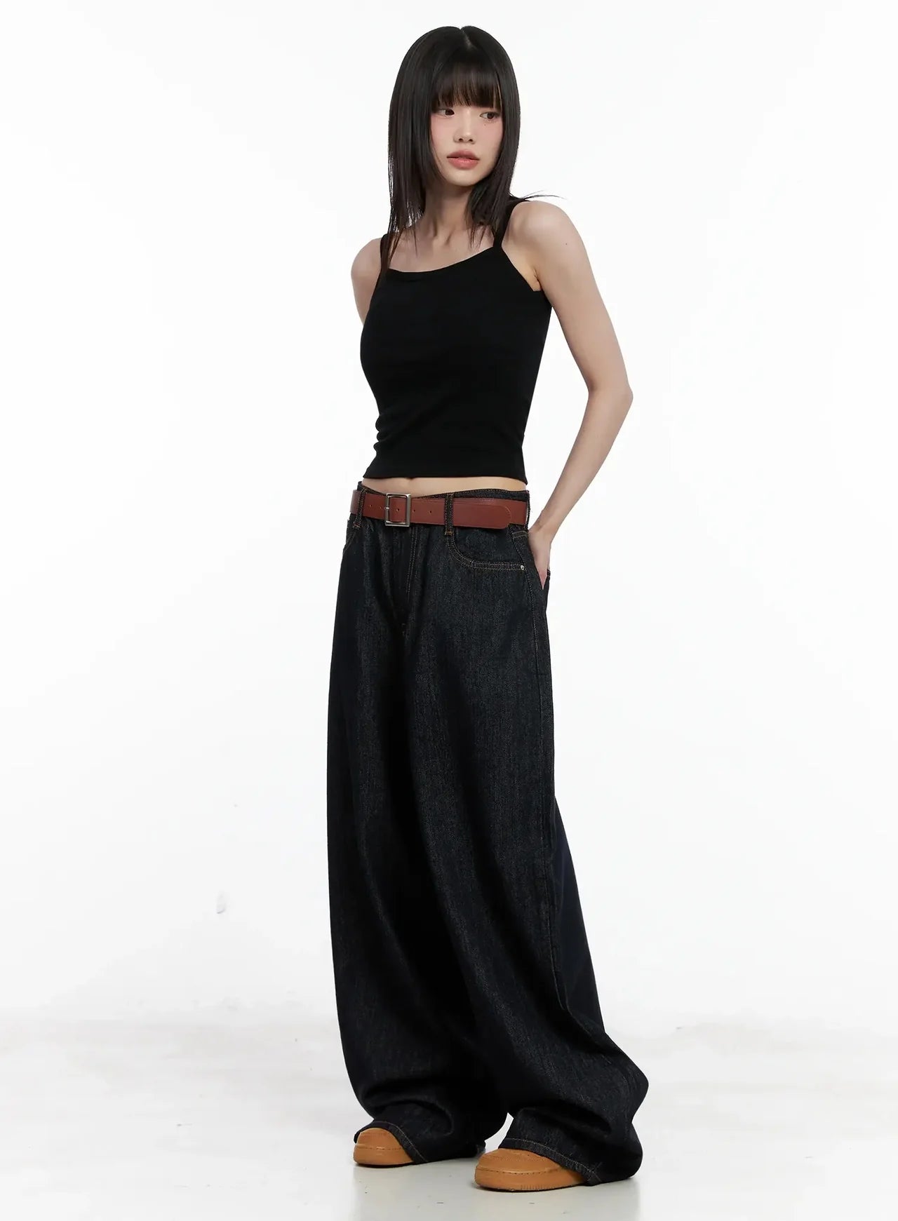 Yoinko-Zinni Dark Baggy Jeans