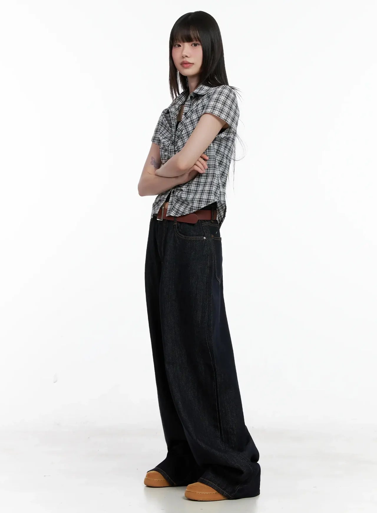Yoinko-Zinni Dark Baggy Jeans