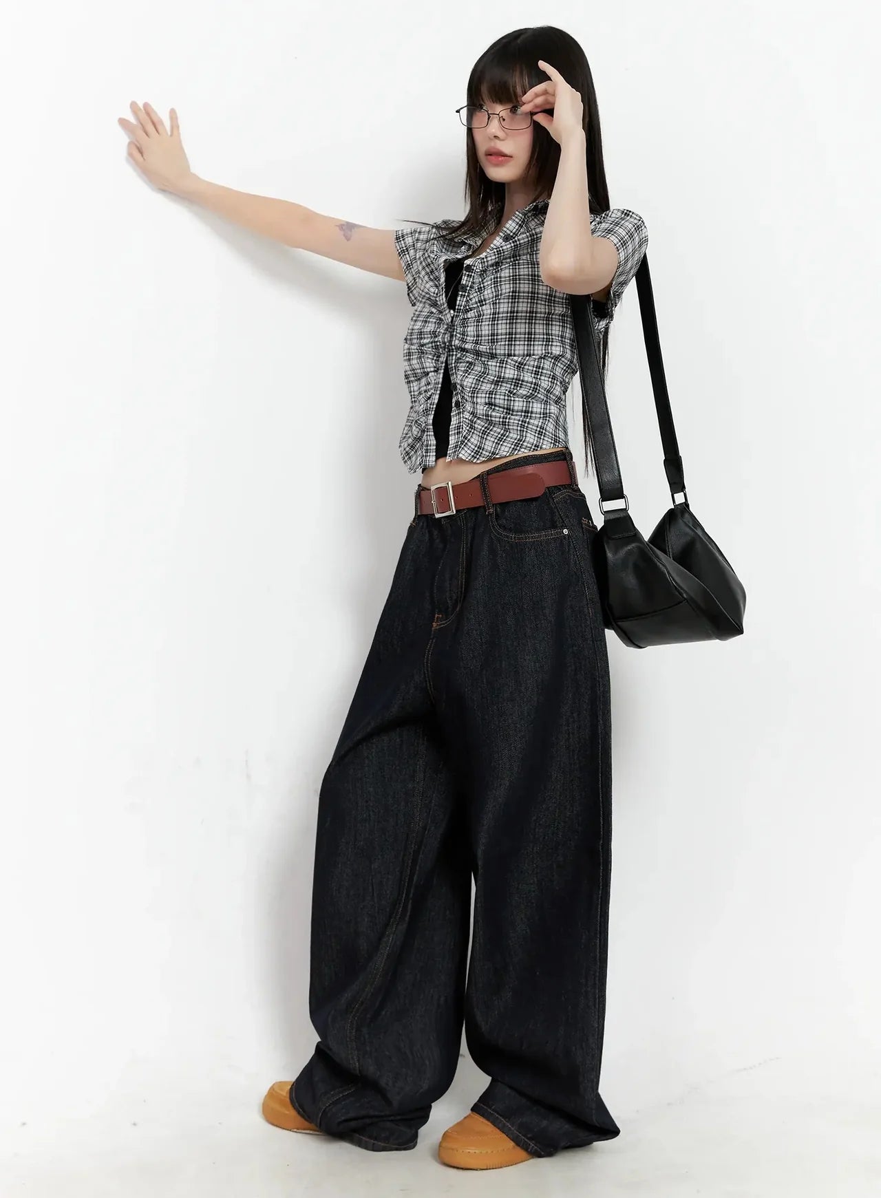 Yoinko-Zinni Dark Baggy Jeans