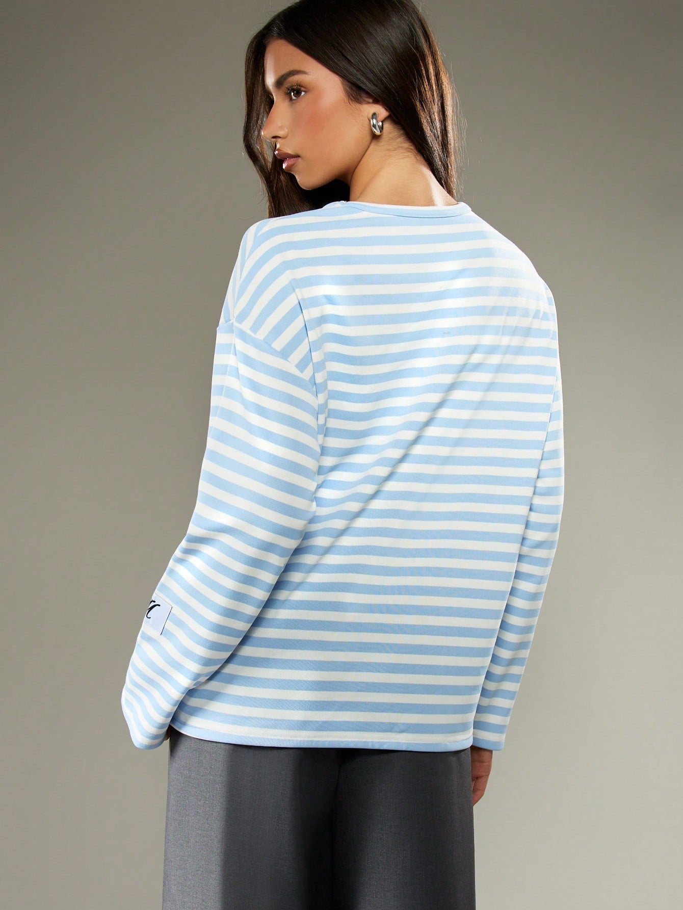 Yoinko - Blau Gestreiftes Longsleeve