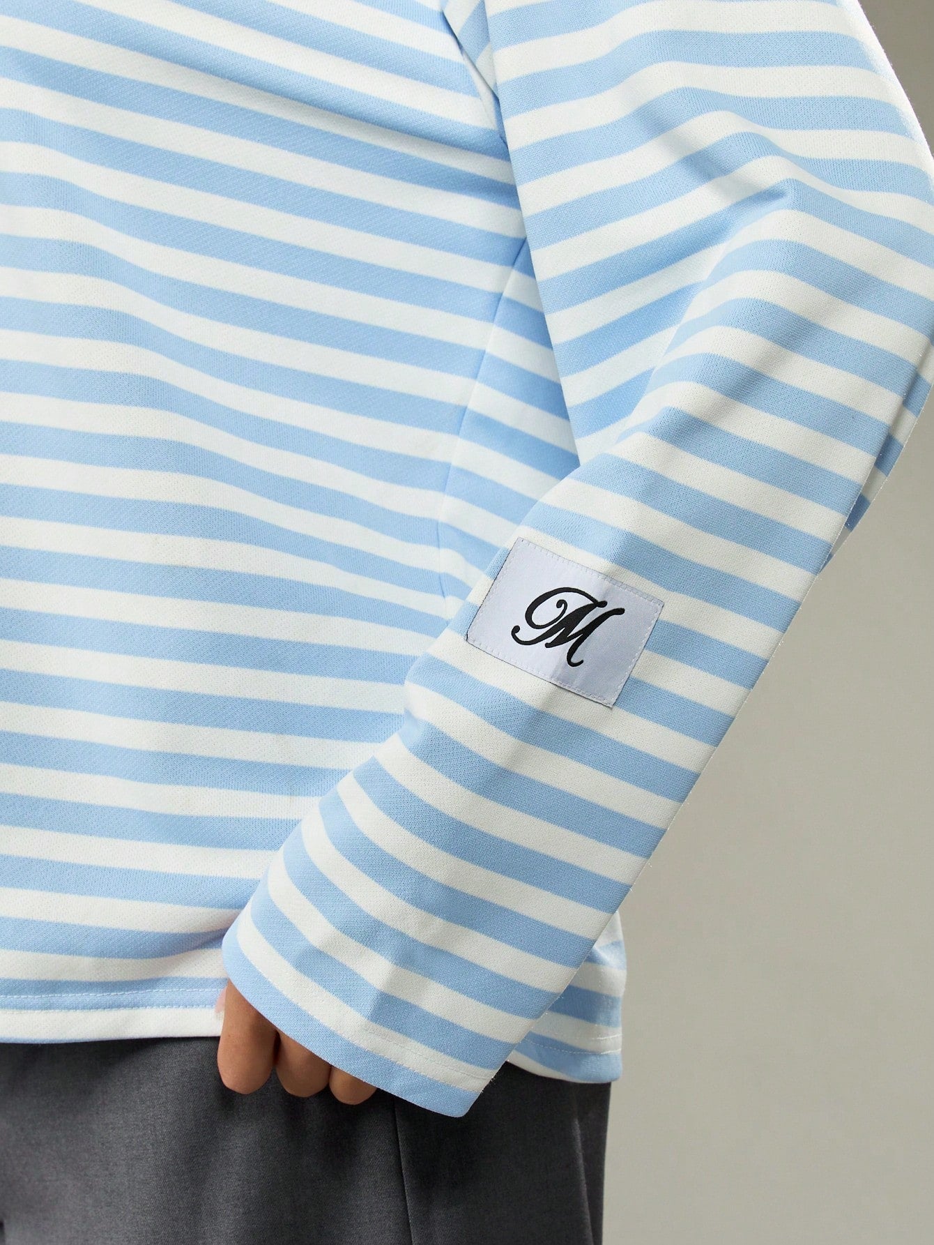 Yoinko - Blau Gestreiftes Longsleeve