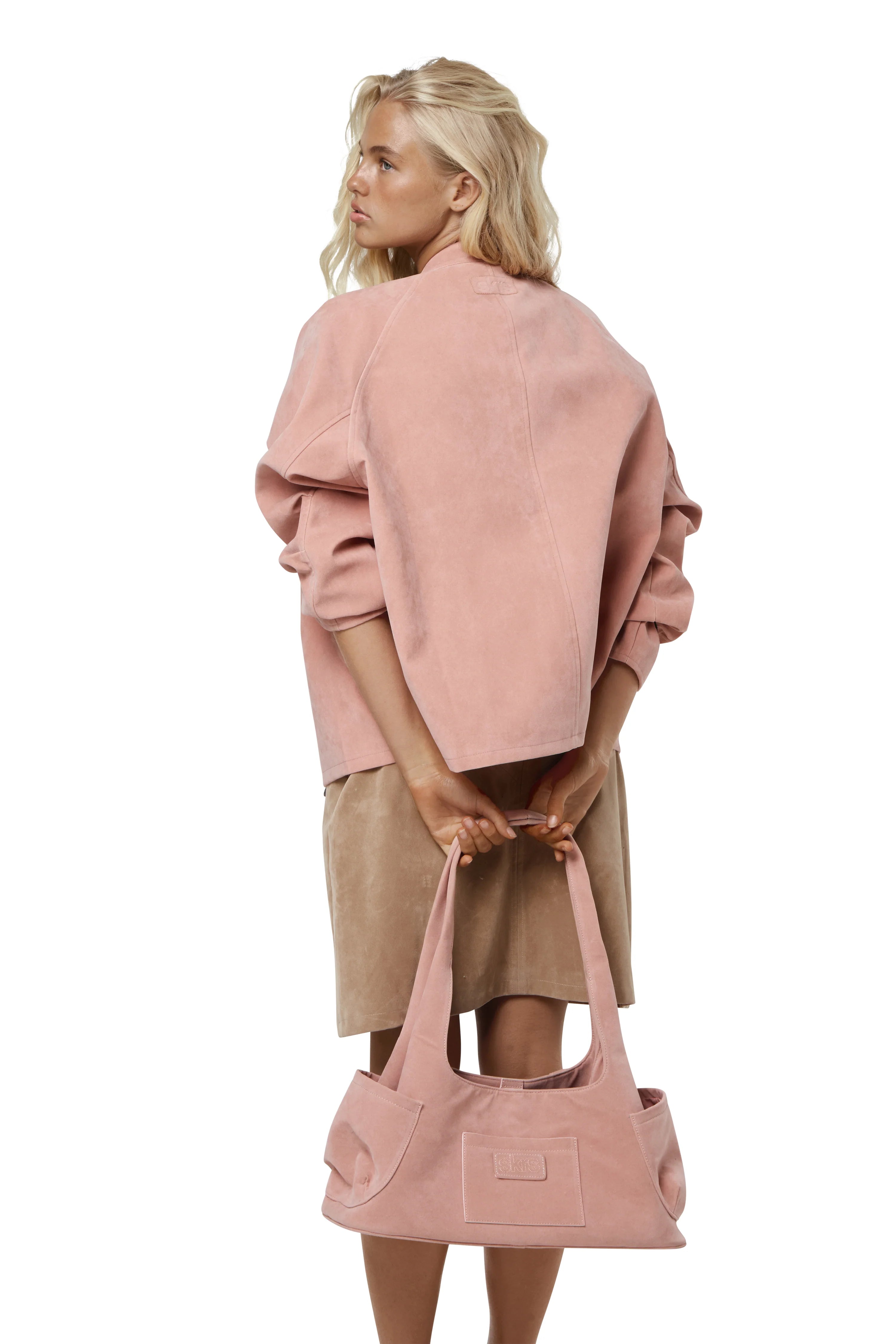 Yoinko-Lady Faux Suede Jacke