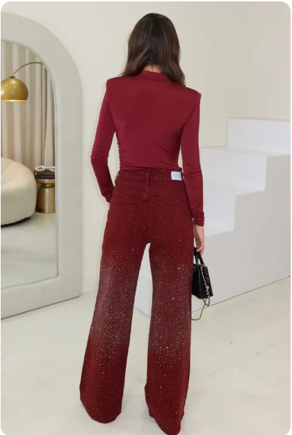 Yoinko-Rote Diamond Jeans