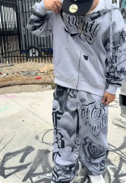 Yoinko-Tattoo Jogger set