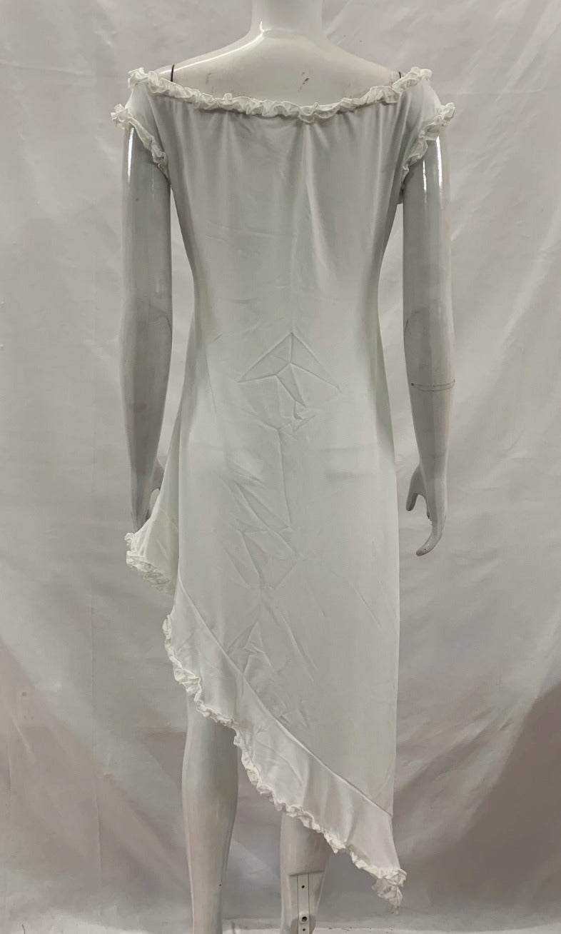 Yoinko - Maxikleid mit Muschelnperlen