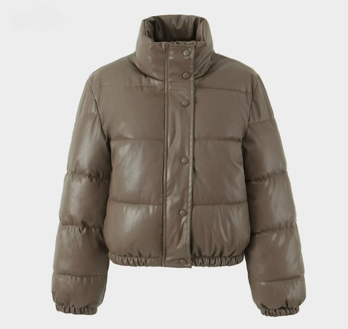 Yoinko - Braune Puffer Jacke