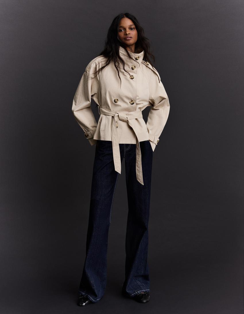 Yoinko - Beiger Trenchcoat
