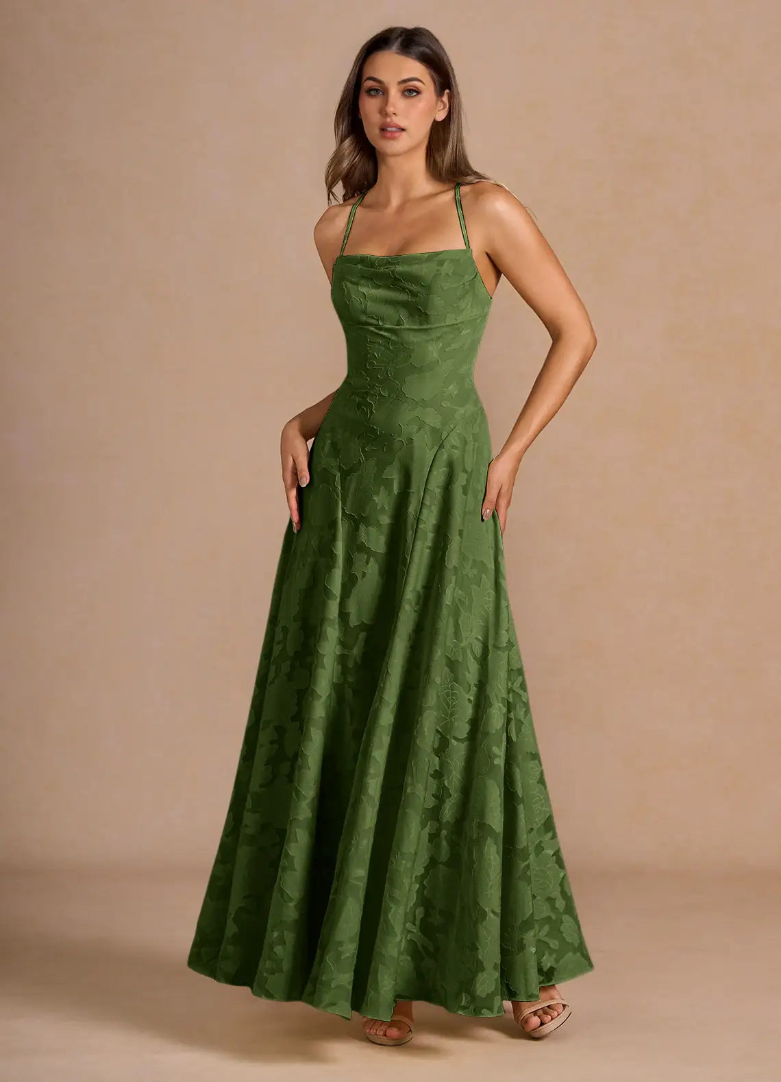 Yoinko - Kleid Irelia Olivgrün