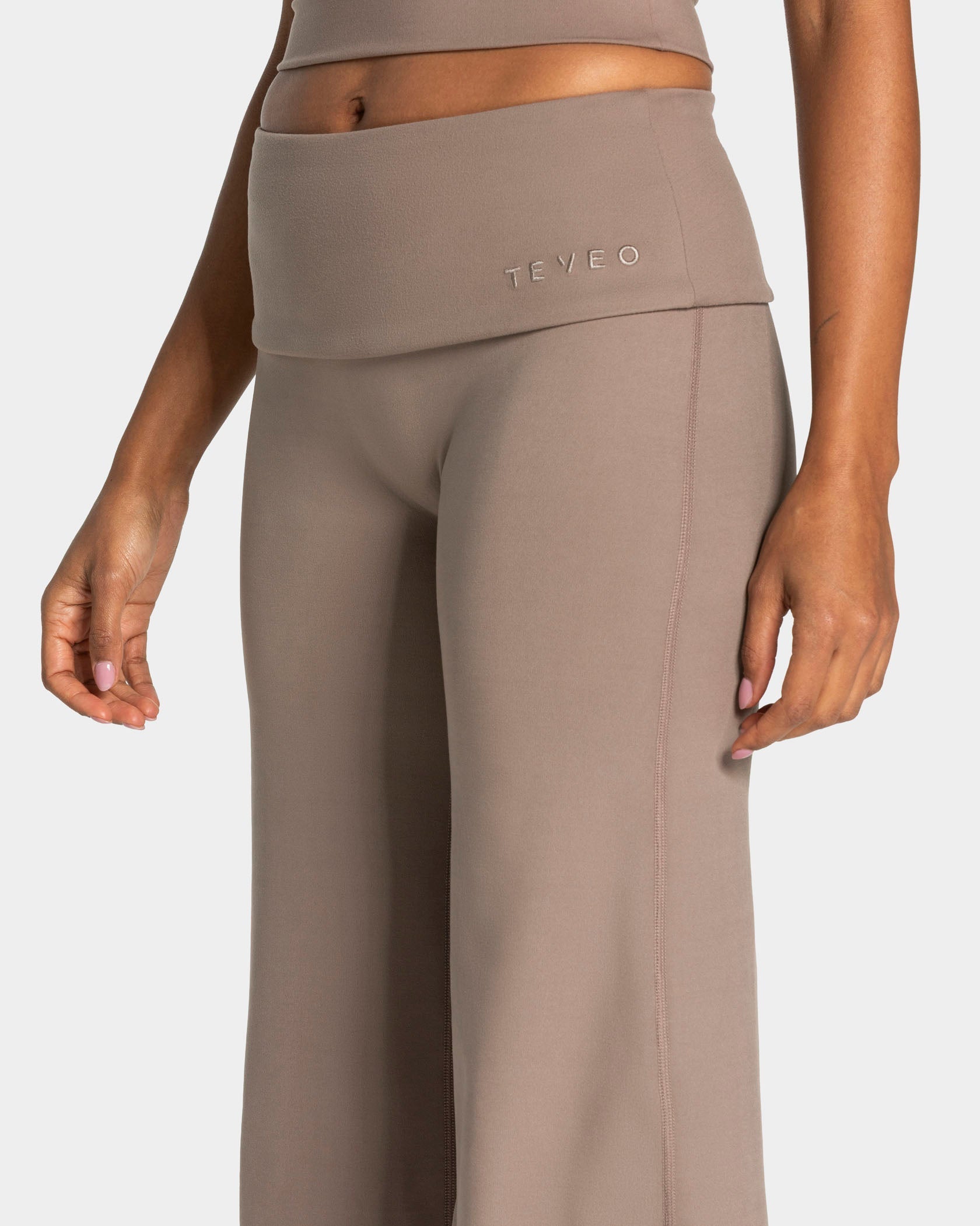 Yoinko - Fold Over Straight Leg Pants Tall