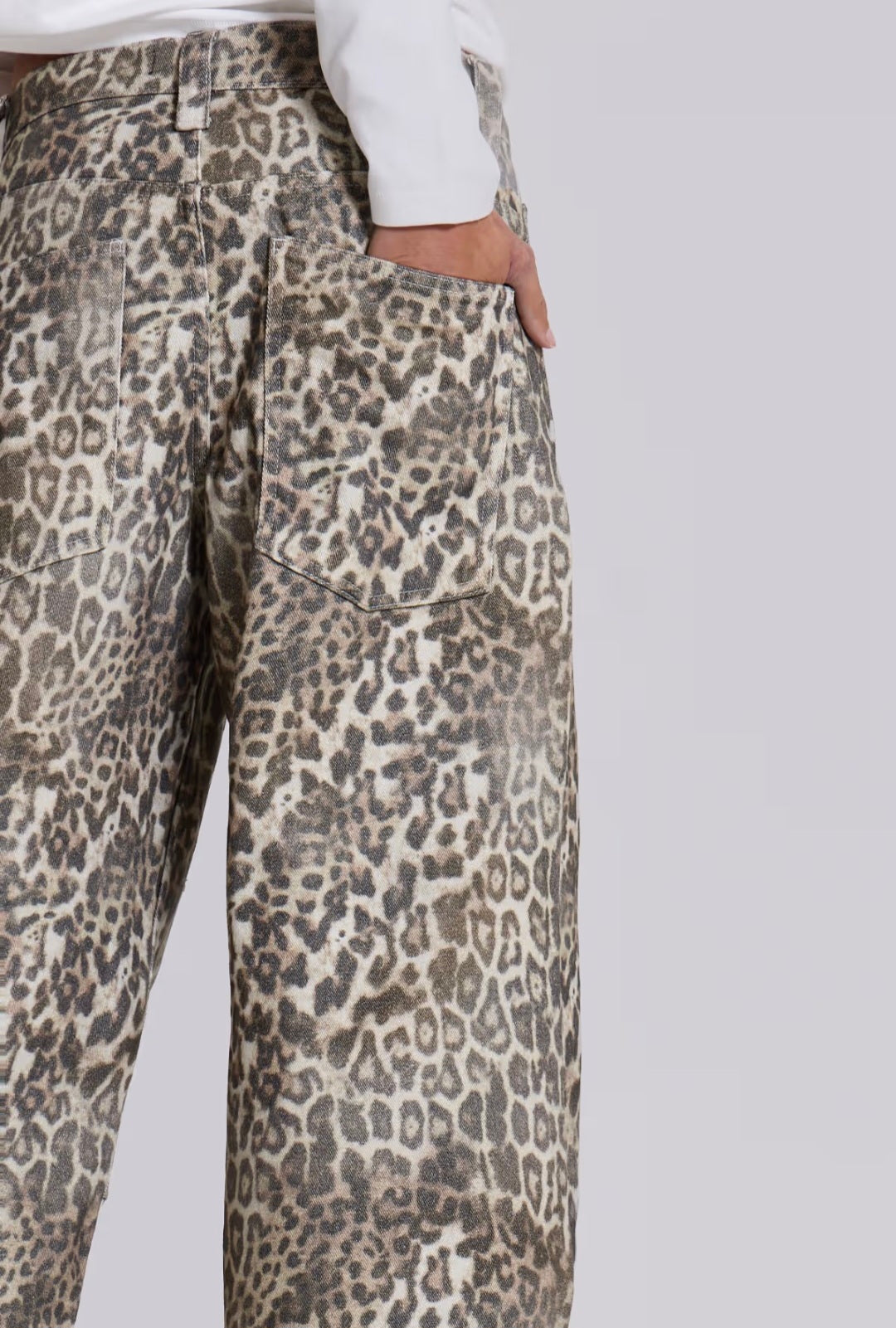 Yoinko - Leopard Fade Colossus Jeans