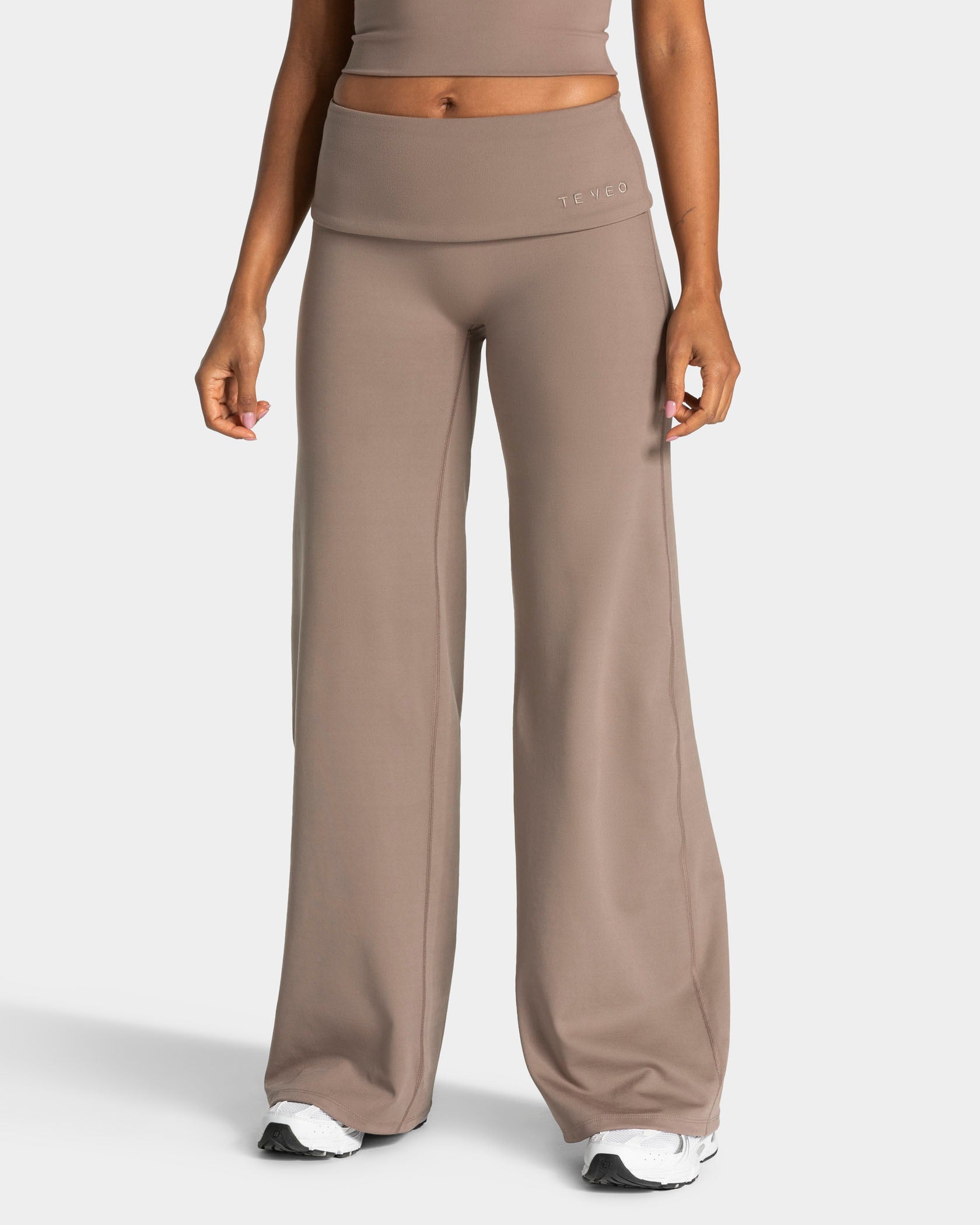 Yoinko - Fold Over Straight Leg Pants Tall