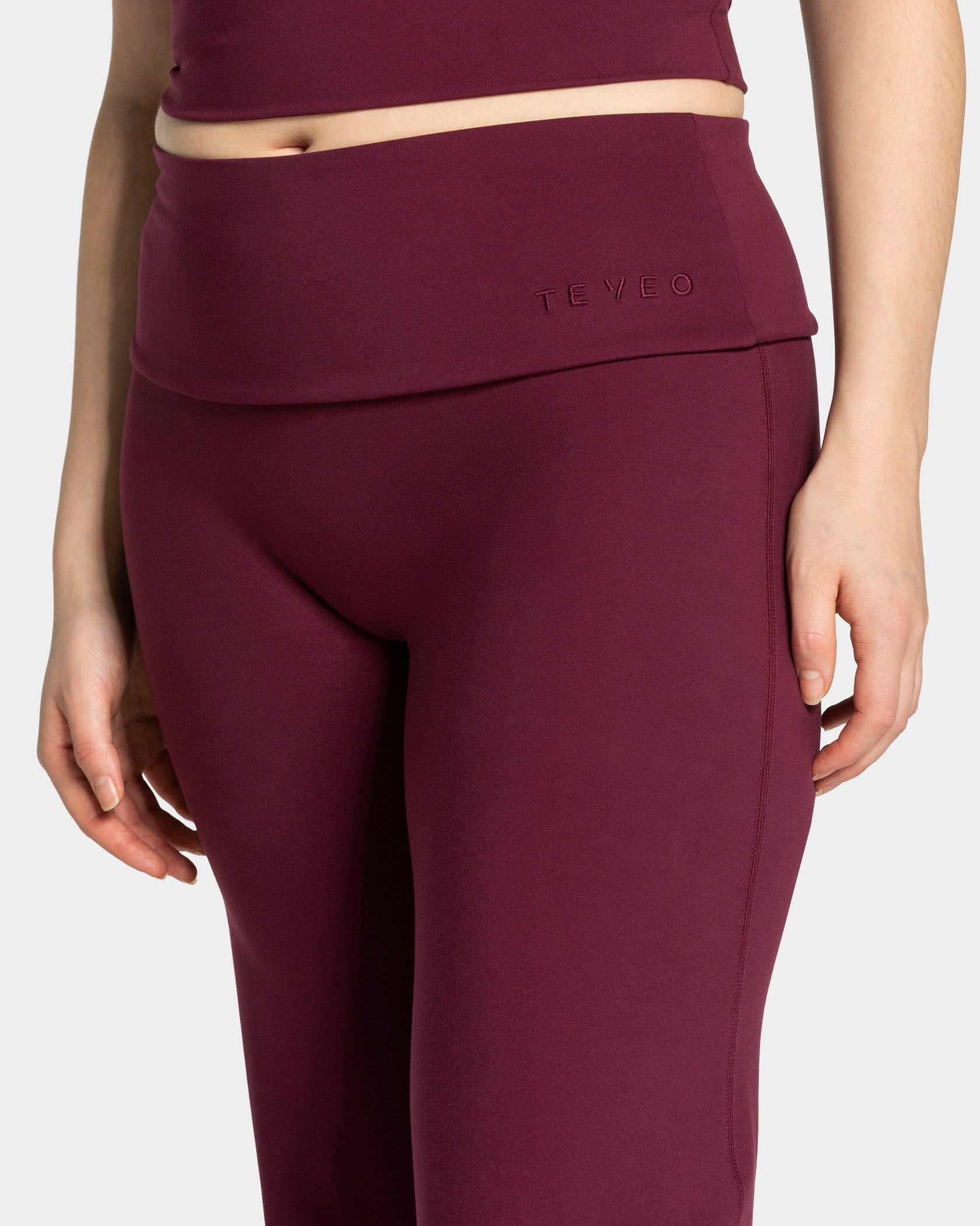 Yoinko - Fold Over Straight Leg Pants Tall