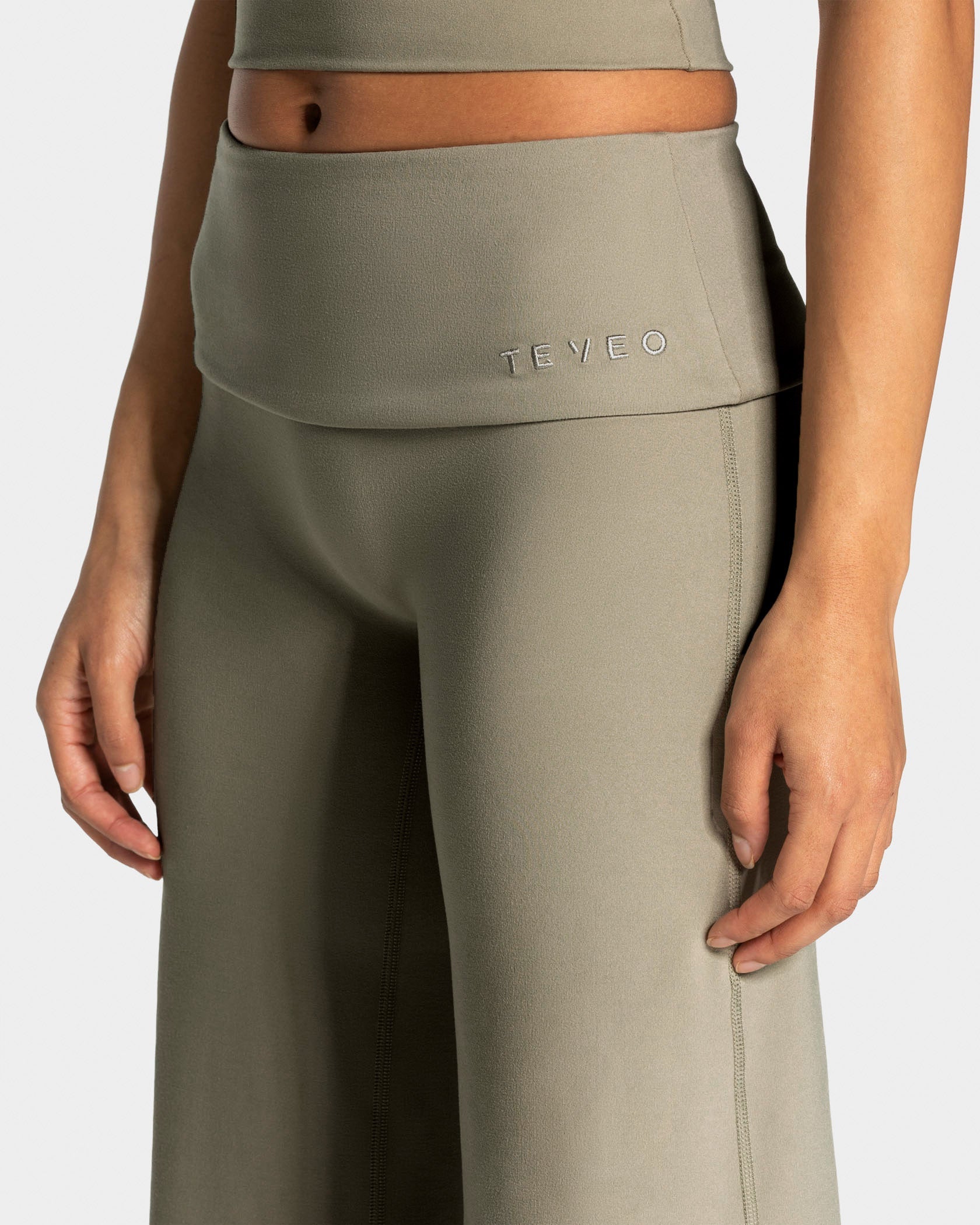 Yoinko - Fold Over Straight Leg Pants Tall