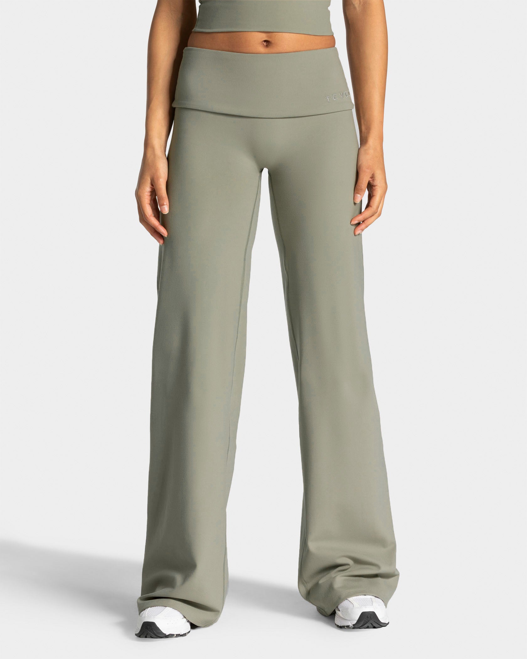 Yoinko - Fold Over Straight Leg Pants Tall