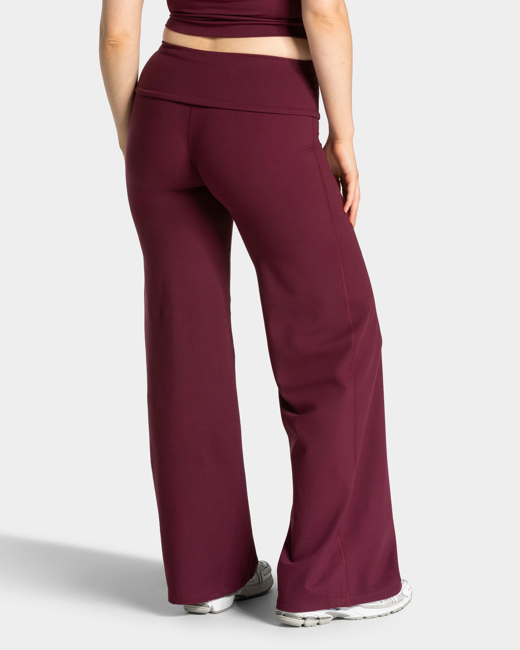 Yoinko - Fold Over Straight Leg Pants Tall