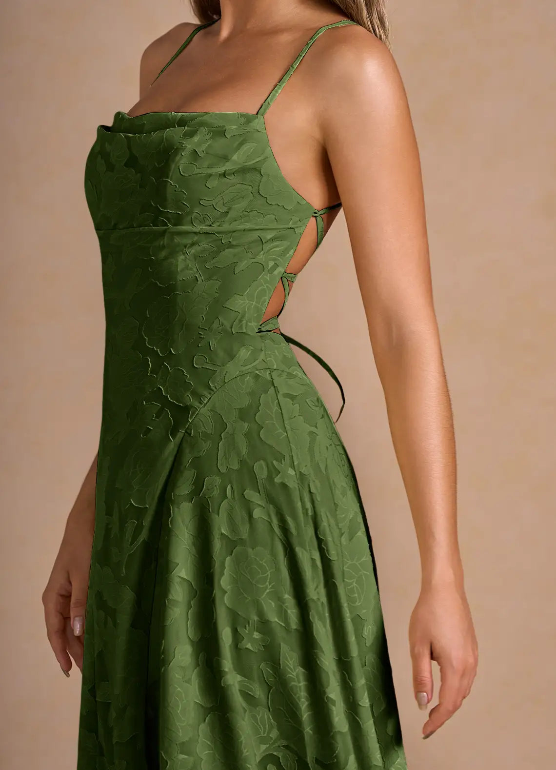 Yoinko - Kleid Irelia Olivgrün