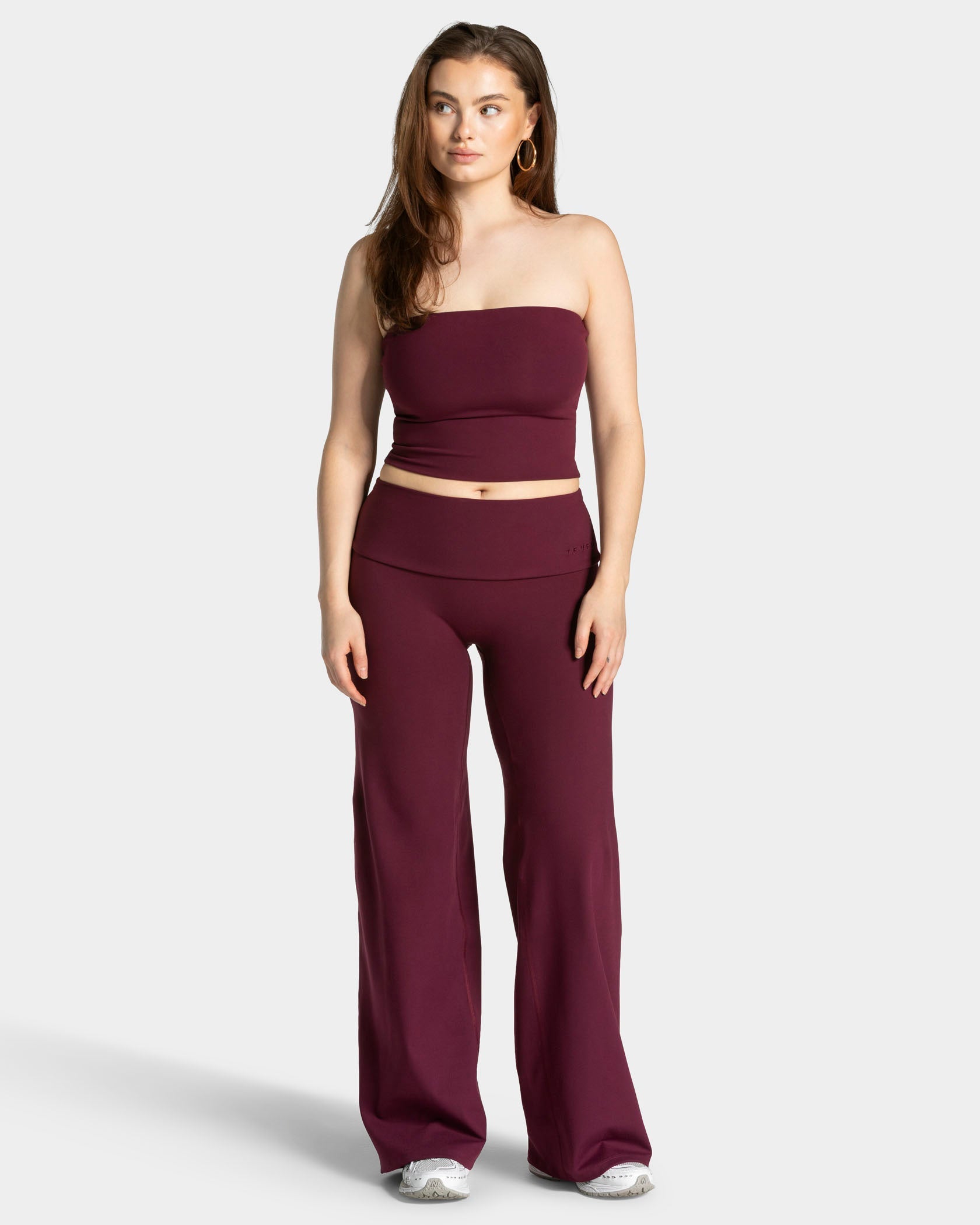 Yoinko - Fold Over Straight Leg Pants Tall