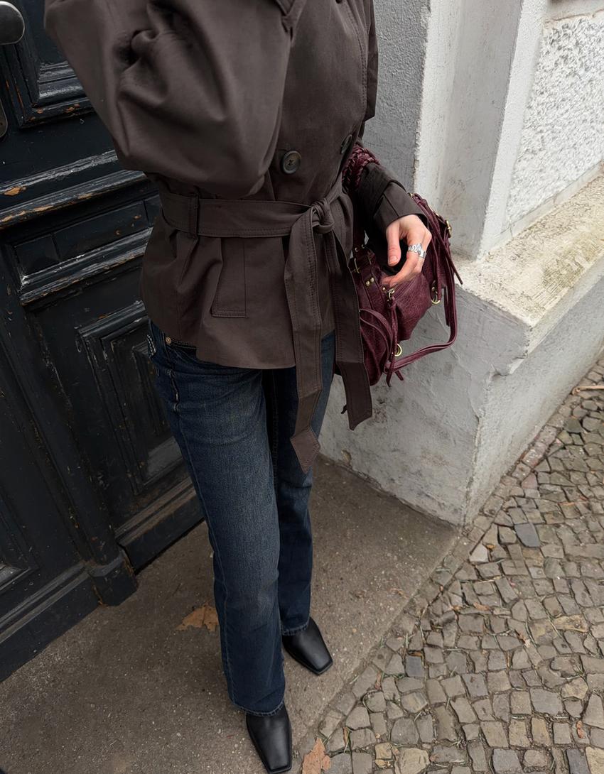 Yoinko - Brauner Trenchcoat